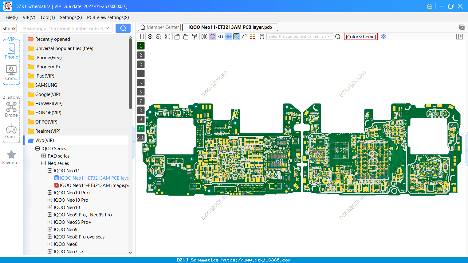 VIVO IQOO Neo11-ET3213AM PCB Layer